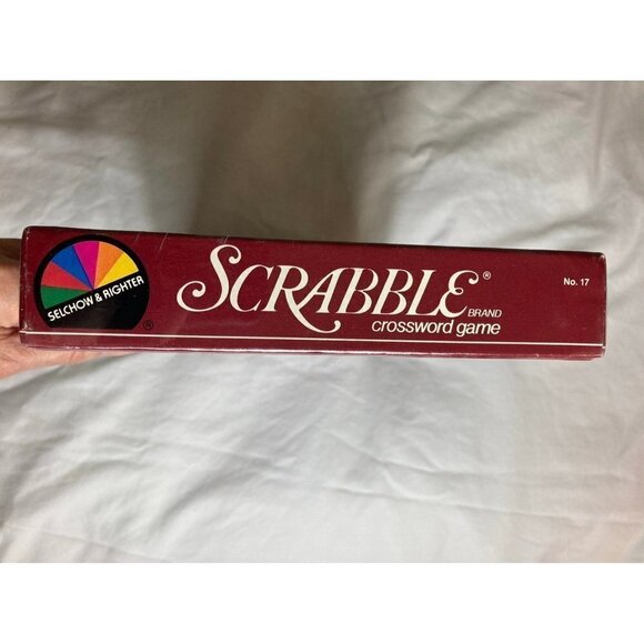 Vintage Scrabble Crossword Game 1983 Selchow & Righter No 17 New Sealed - Picture 6 of 7